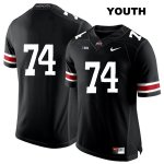 Youth NCAA Ohio State Buckeyes Max Wray #74 College Stitched No Name Authentic Nike White Number Black Football Jersey KT20N88PO